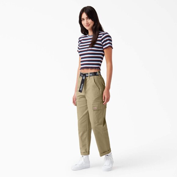 Dickie's Women's Relaxed Fit Cropped Cargo Pants - Picture 2 of 4